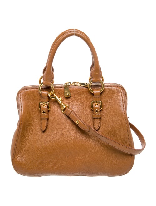 Miu Miu Goat Leather Top Handle Bag