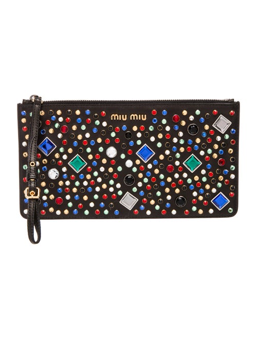 Miu Miu Leather Clutch