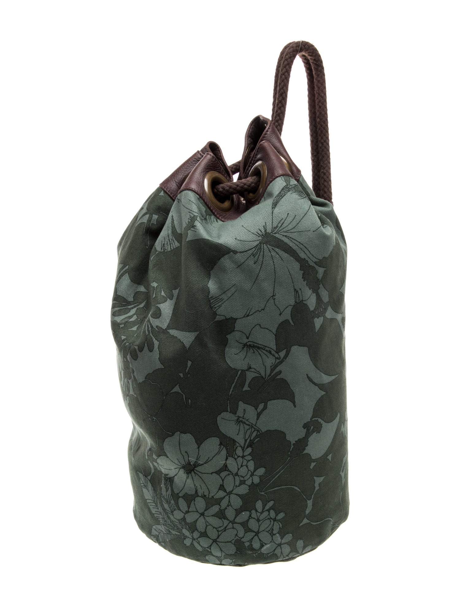 Miu Miu Canvas Bucket Bag