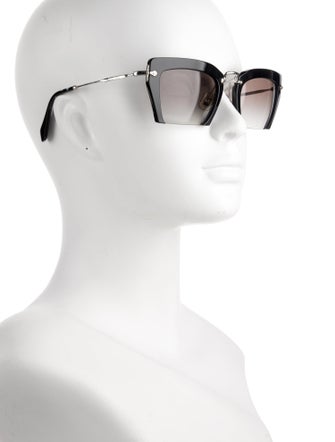 Miu Miu Cat-Eye Tinted Sunglasses