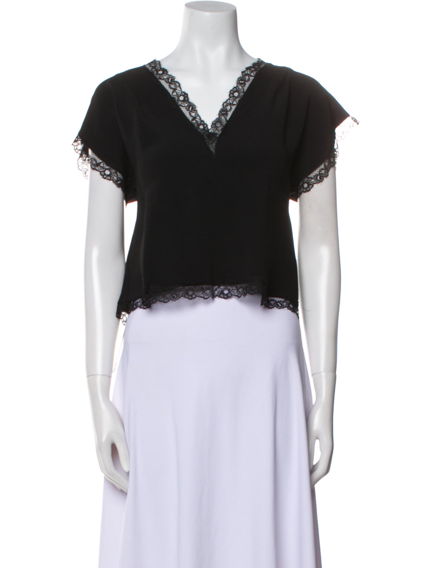 Miu Miu 2011 V-Neck Crop Top