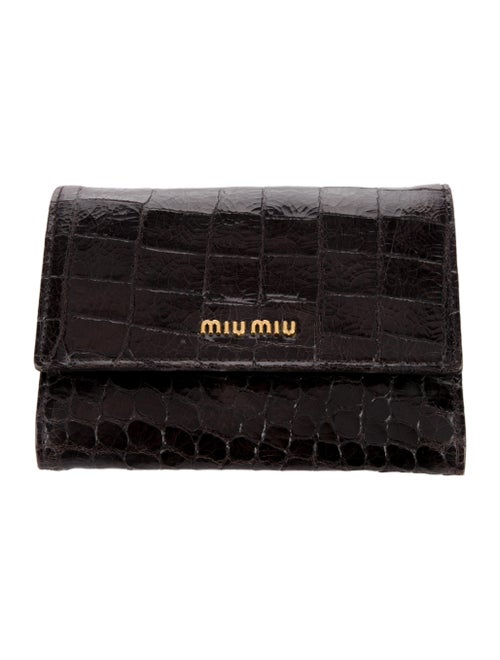 Miu Miu Alligator Wallet