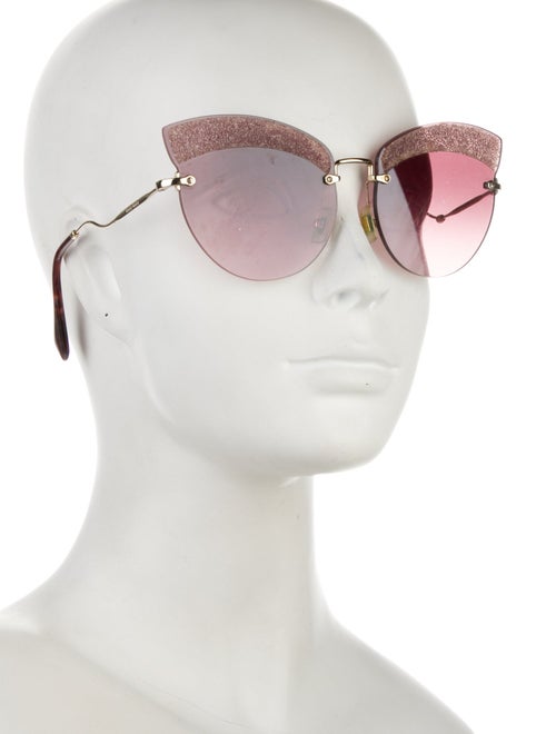 Miu Miu Cat-Eye Gradient Sunglasses