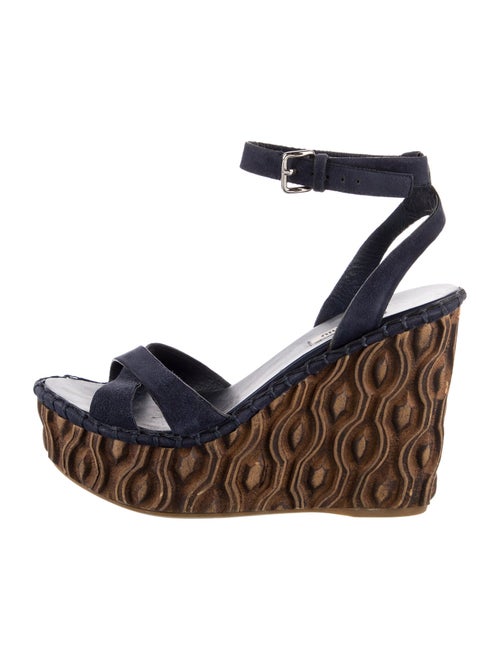 Miu Miu Suede Animal Print Espadrilles