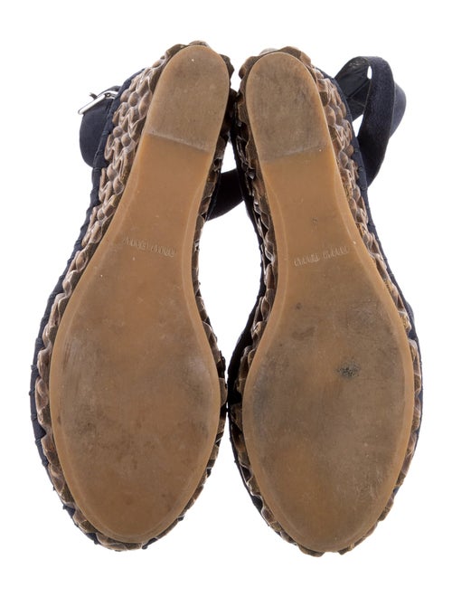 Miu Miu Suede Animal Print Espadrilles