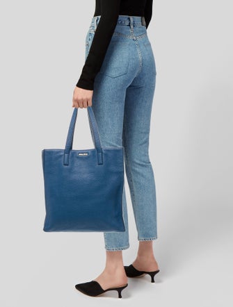 Miu Miu Leather Tote