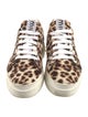 Miu Miu Ponyhair Animal Print Sneakers