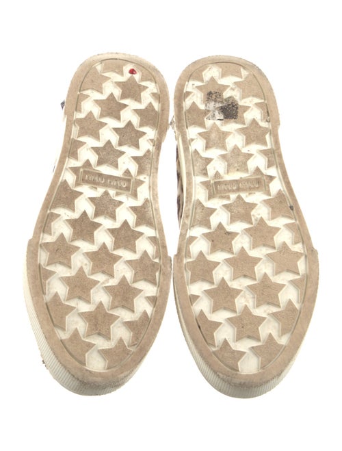 Miu Miu Ponyhair Animal Print Sneakers