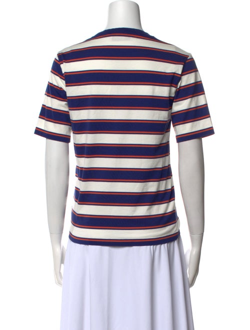 Miu Miu 2024 Striped Pocket Jersey T-Shirt