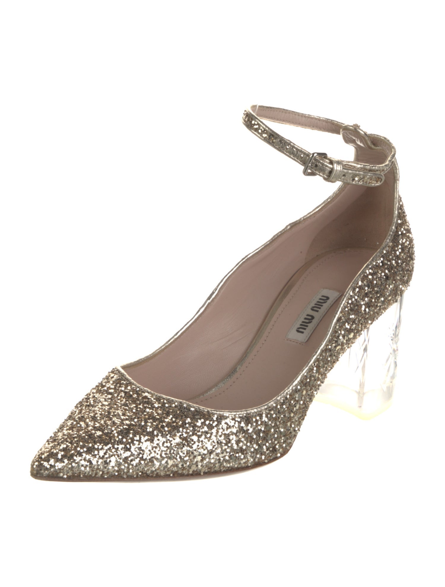 Miu Miu Glitter Pumps