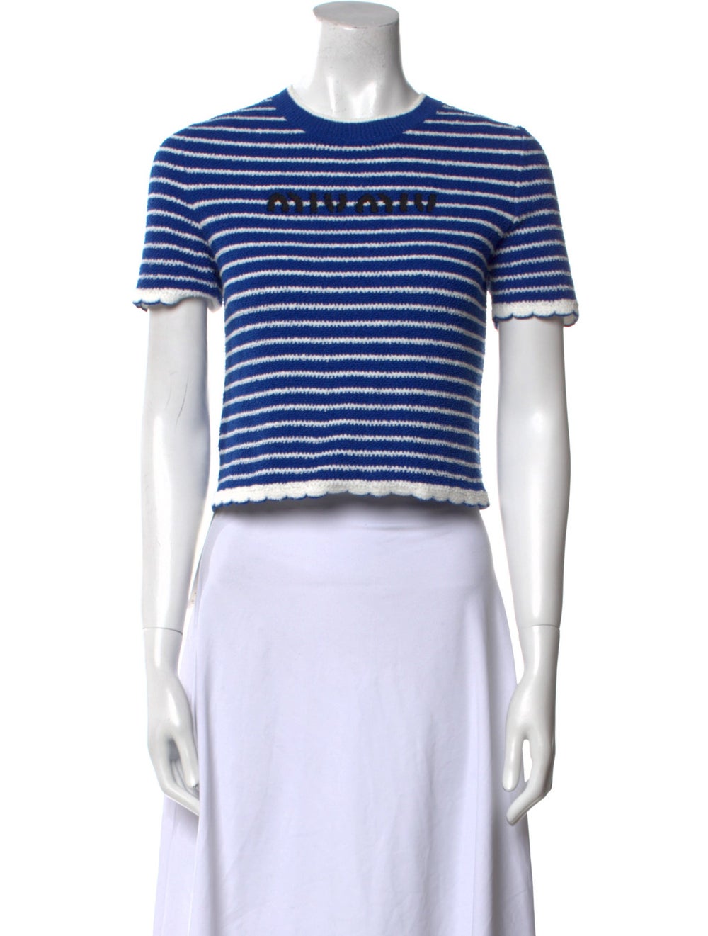 Miu Miu Cropped Sweater From the Pre-Fall 2024 Co… - image 1