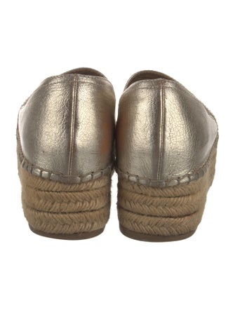 Miu Miu Leather Espadrilles