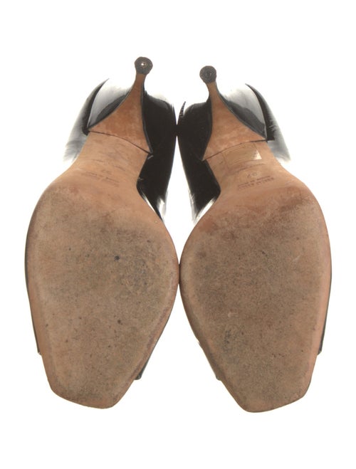 Miu Miu Patent Leather Slingback Sandals