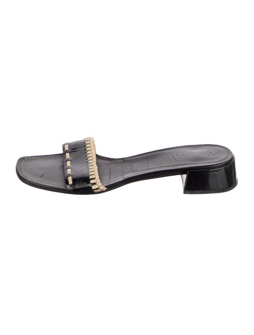 Miu Miu Leather Slides