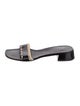 Miu Miu Leather Slides