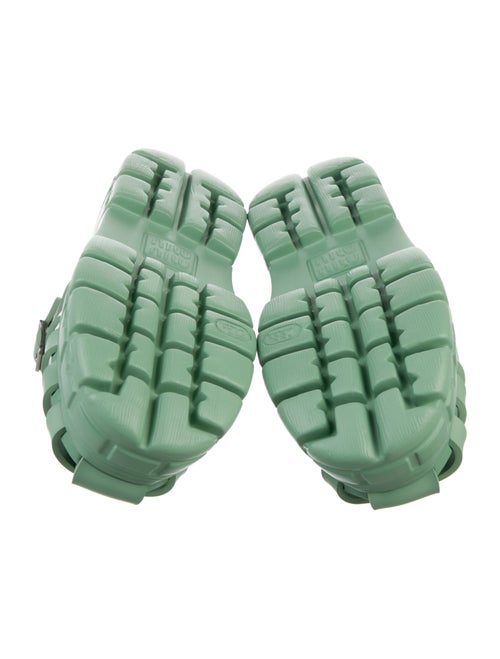 Miu Miu Rubber Slingback Sandals