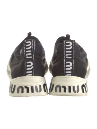 Miu Miu Crystal Embellishments Loafer Sneakers