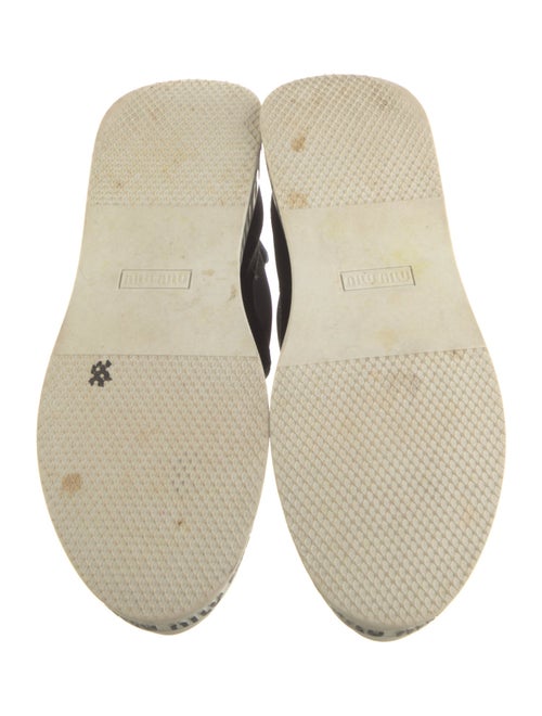 Miu Miu Crystal Embellishments Loafer Sneakers