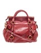 Miu Miu Leather Top Handle Bag Small