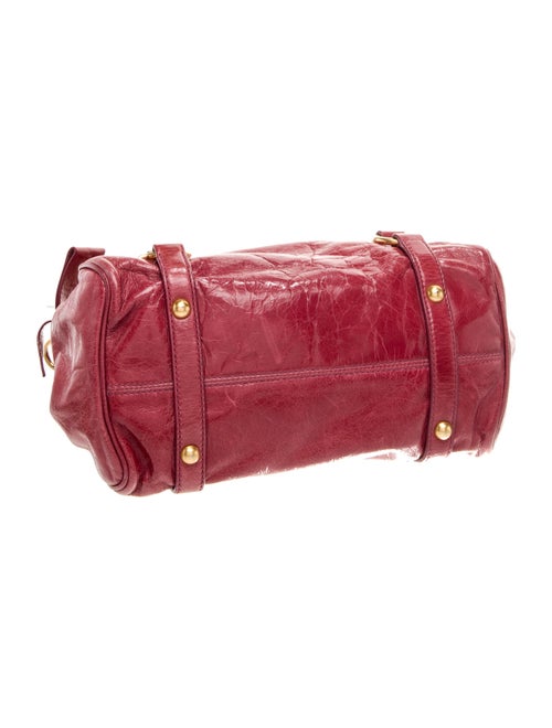 Miu Miu Leather Top Handle Bag Small