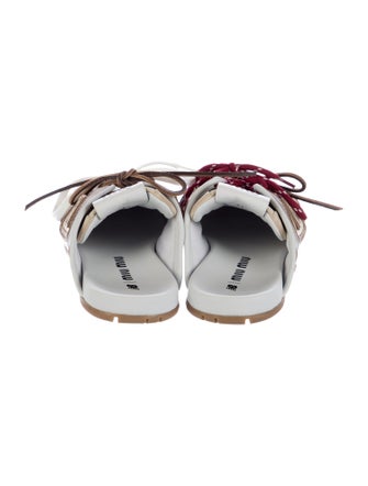 New Balance x Miu Miu 530 SL Mule Leather Mules