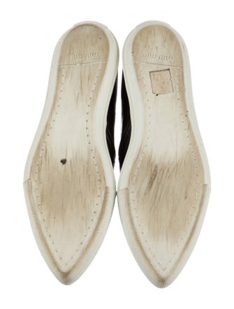 Miu Miu Leather Loafer Sneakers