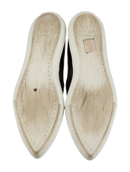 Miu Miu Leather Loafer Sneakers