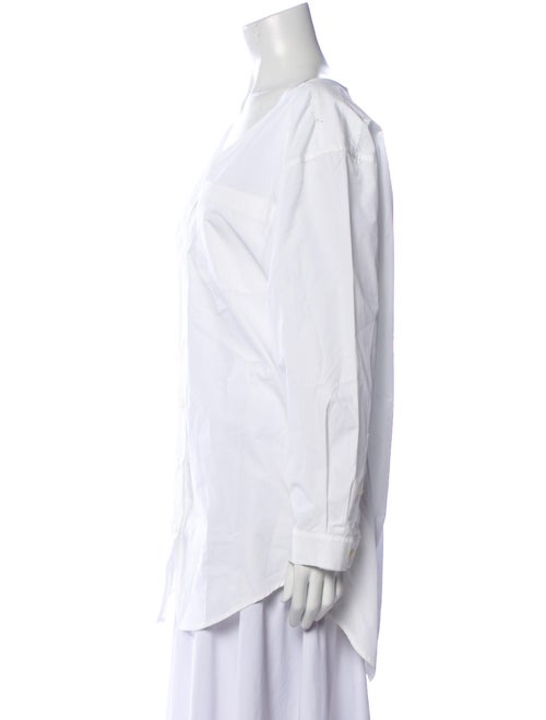 Miu Miu 2022 V-Neck Button-Up Top