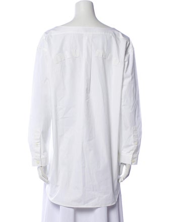 Miu Miu 2022 V-Neck Button-Up Top