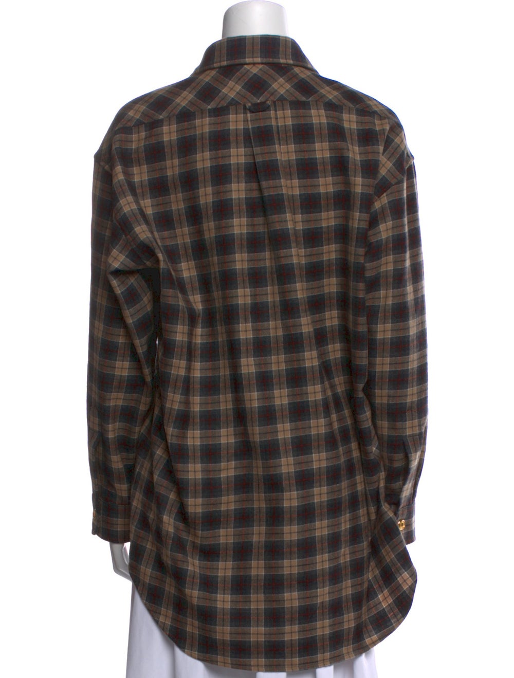 Miu Miu Virgin Wool Button-Up Top From the Fall/W… - image 3