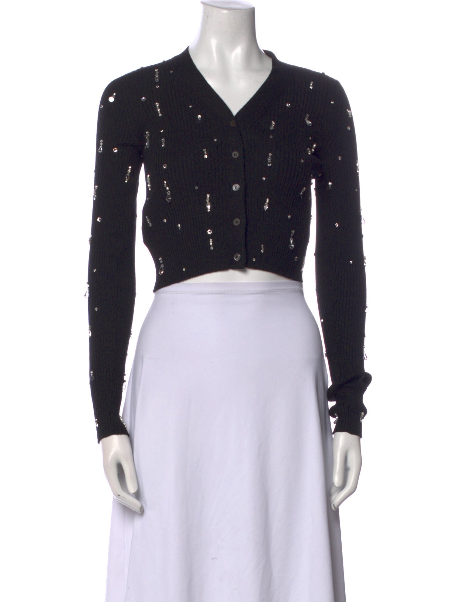 Miu Miu 2022 Virgin Wool Crop Top