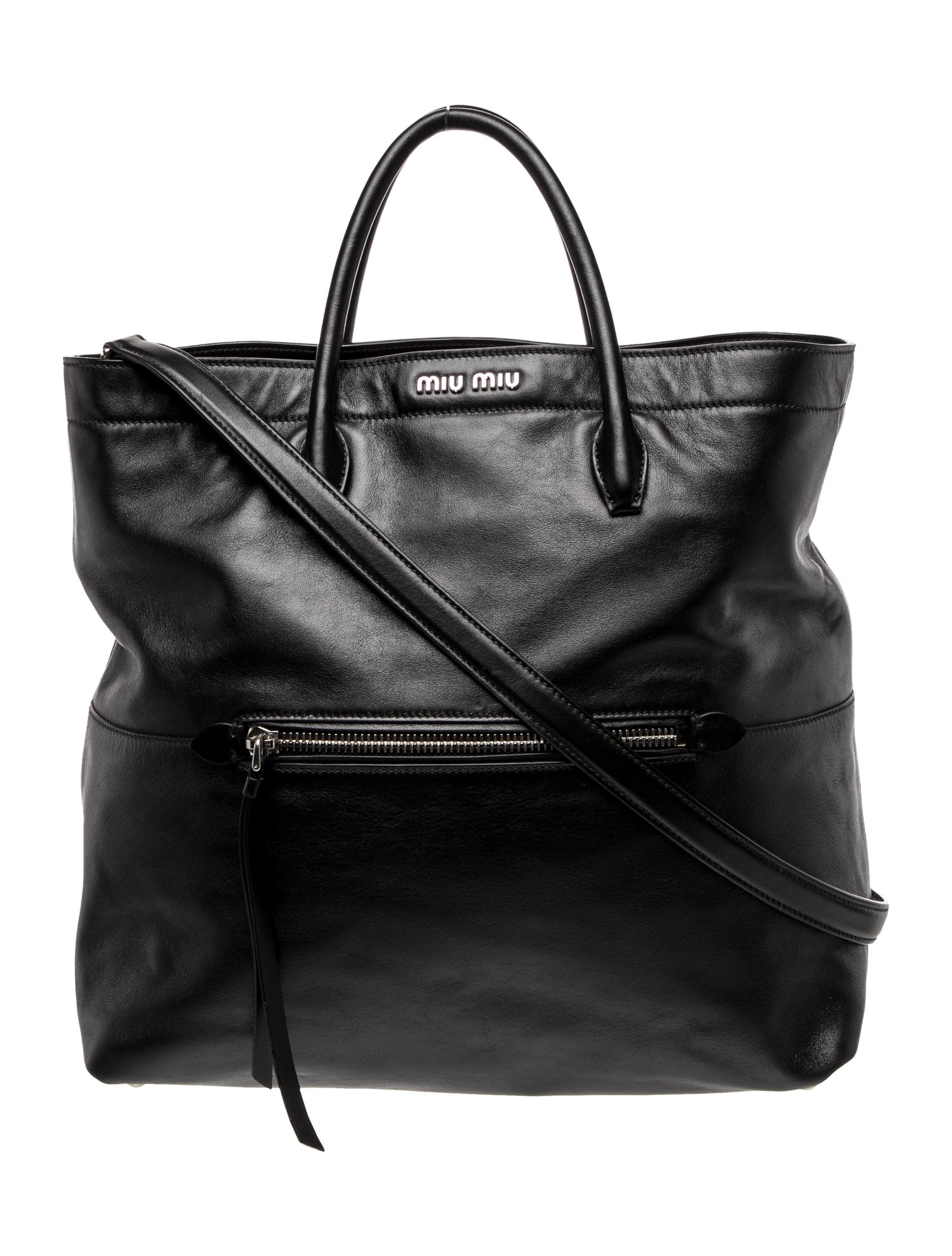 Miu Miu Leather Bucket Bag