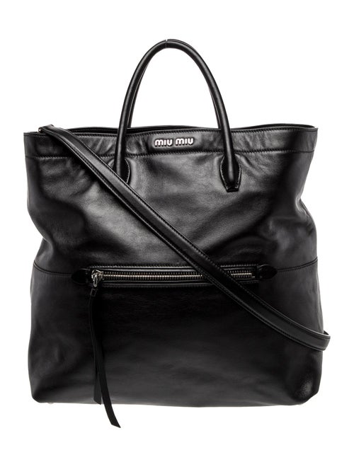 Miu Miu Leather Bucket Bag