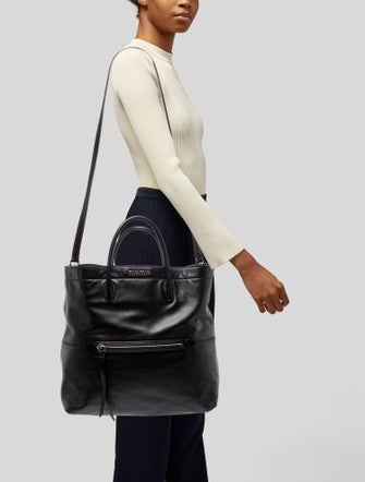 Miu Miu Leather Bucket Bag