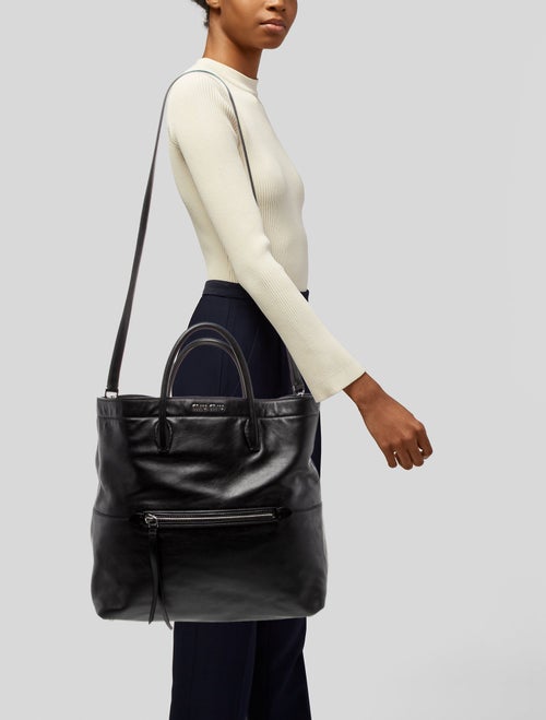 Miu Miu Leather Bucket Bag