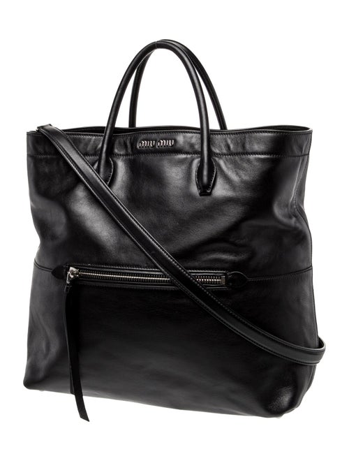 Miu Miu Leather Bucket Bag