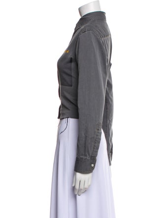 Miu Miu 2025 Long Sleeve Button-Up Top