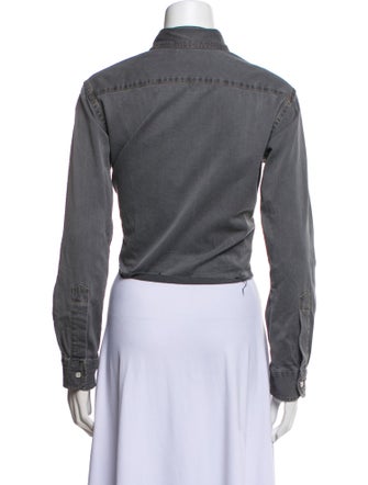 Miu Miu 2025 Long Sleeve Button-Up Top