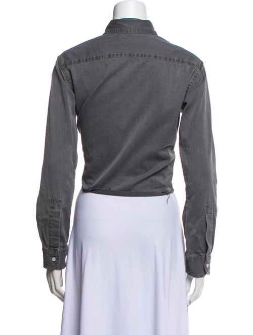 Miu Miu 2025 Long Sleeve Button-Up Top