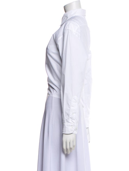 Miu Miu 2022 Long Sleeve Button-Up Top