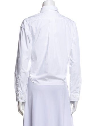 Miu Miu 2022 Long Sleeve Button-Up Top