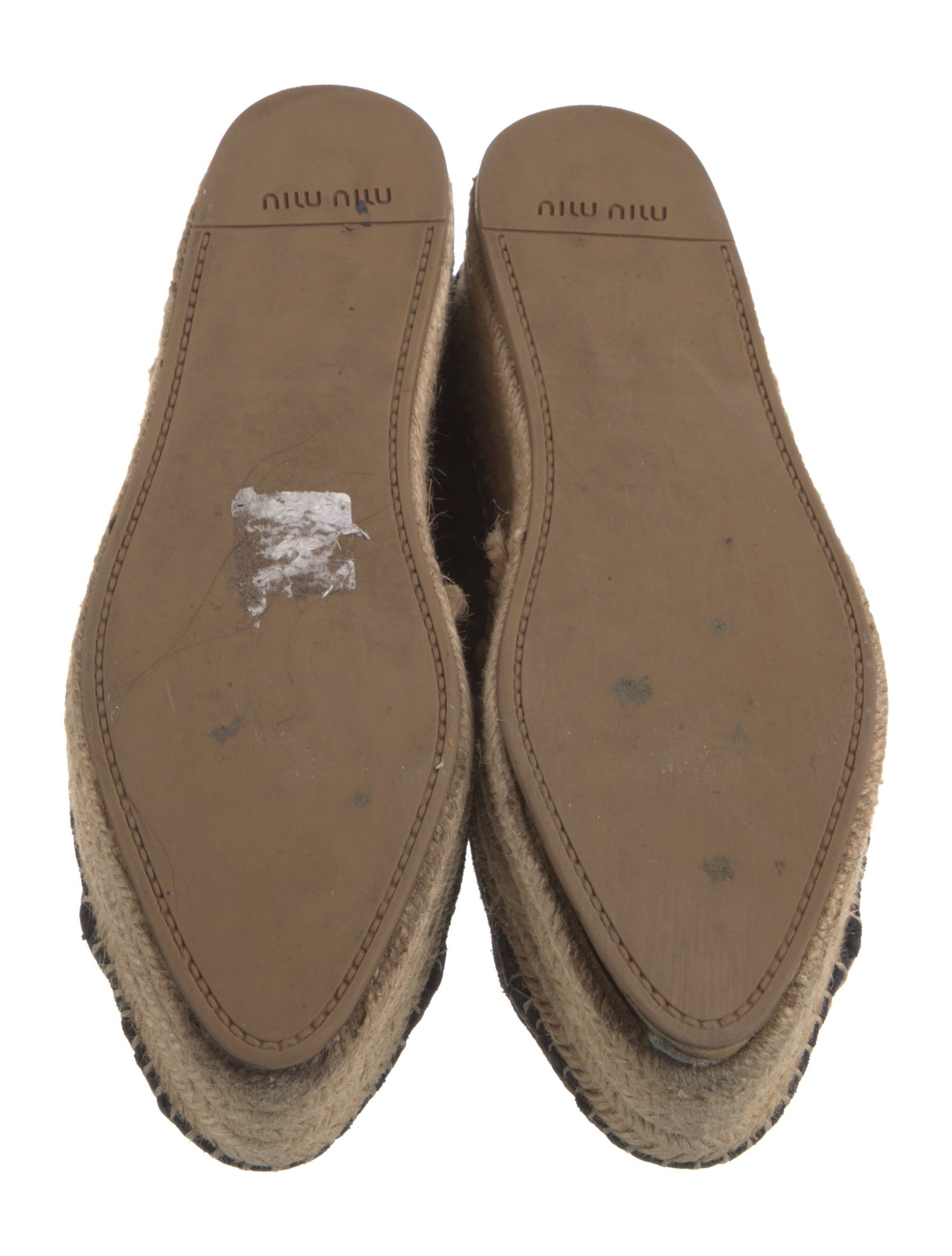 Miu Miu Suede Espadrille Sneakers