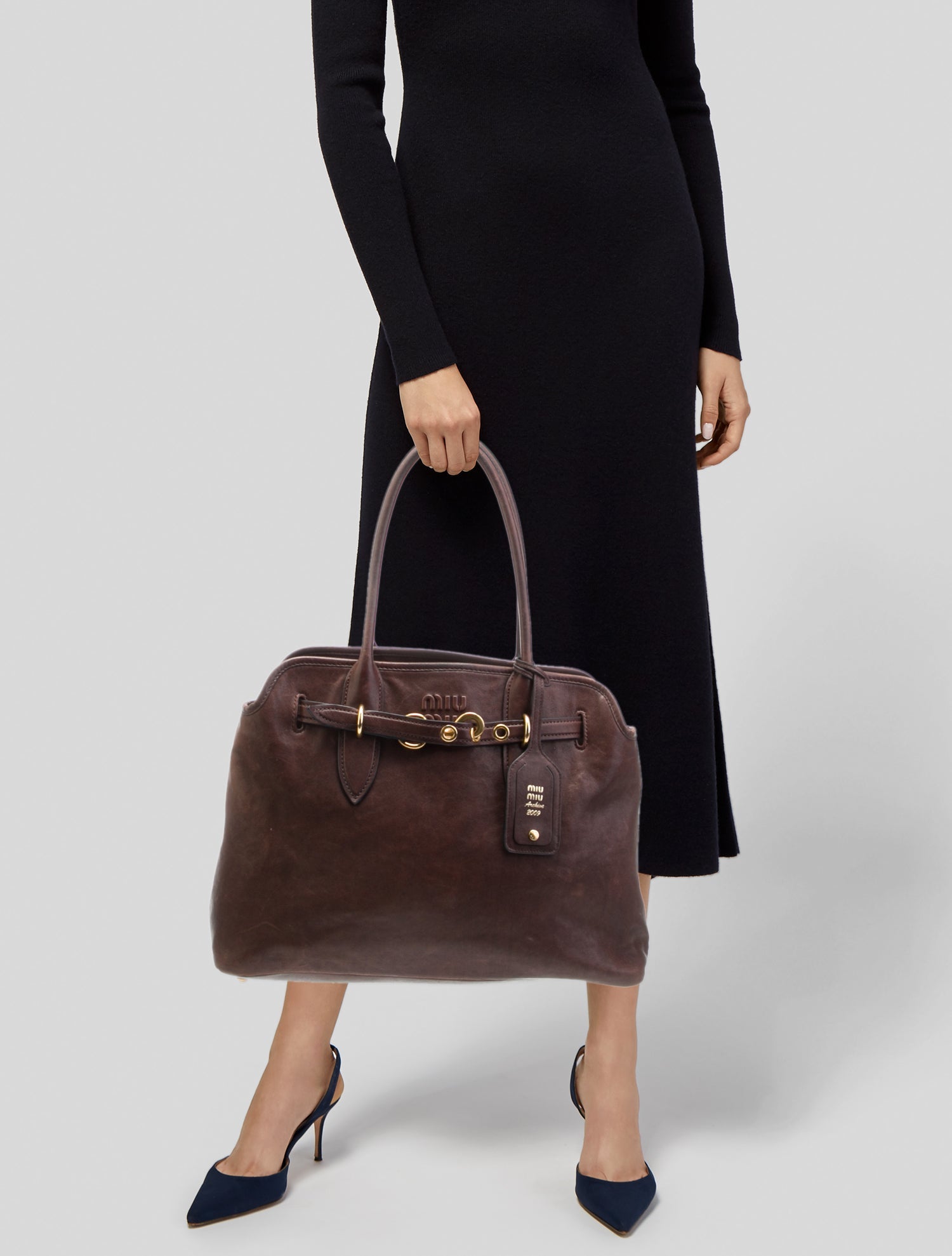 Miu Miu Lambskin 'Archive 2009' Aventure Medium