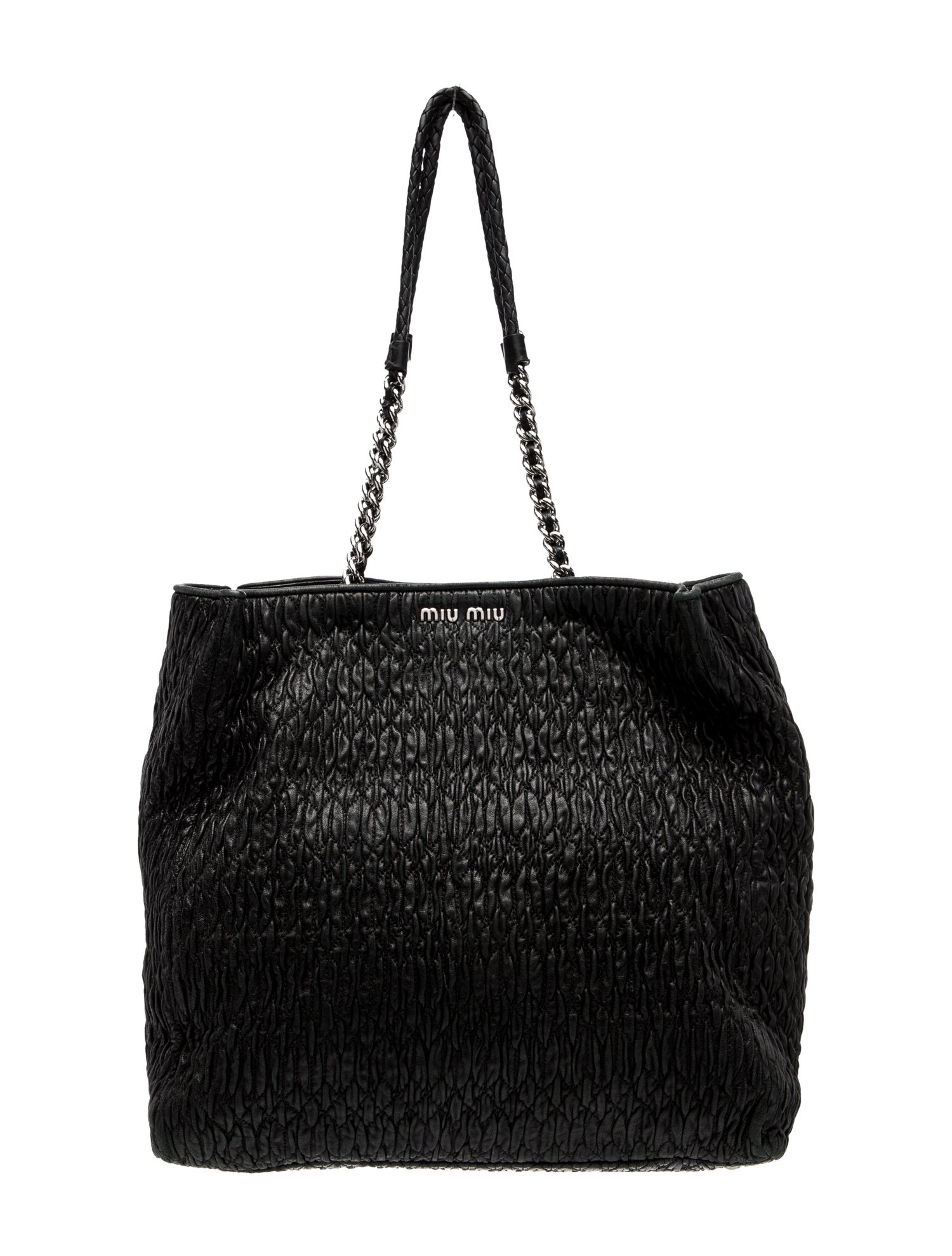 Miu Miu Leather Tote