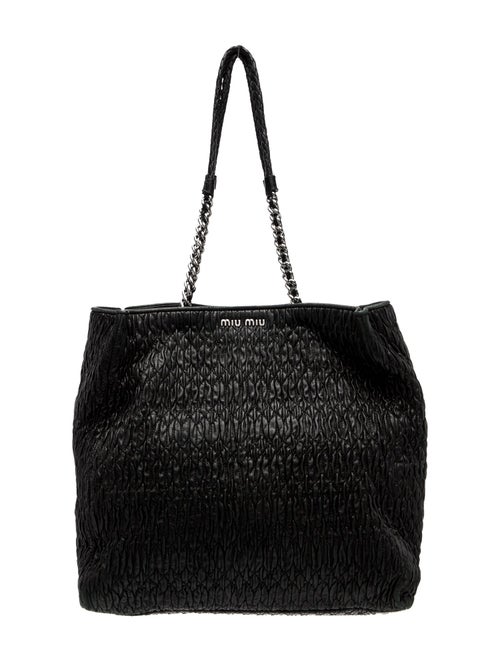 Miu Miu Leather Tote