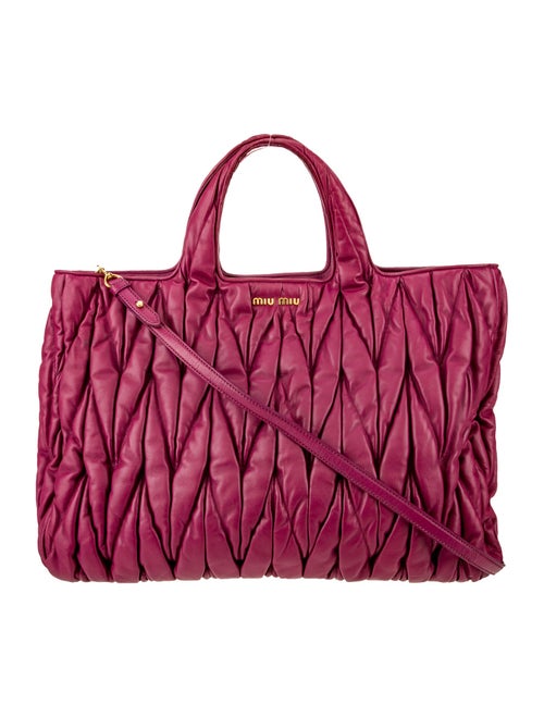 Miu Miu Leather Matelasse