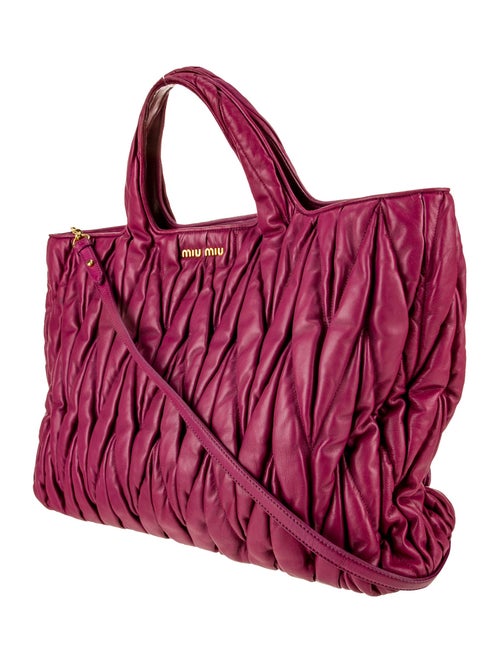 Miu Miu Leather Matelasse