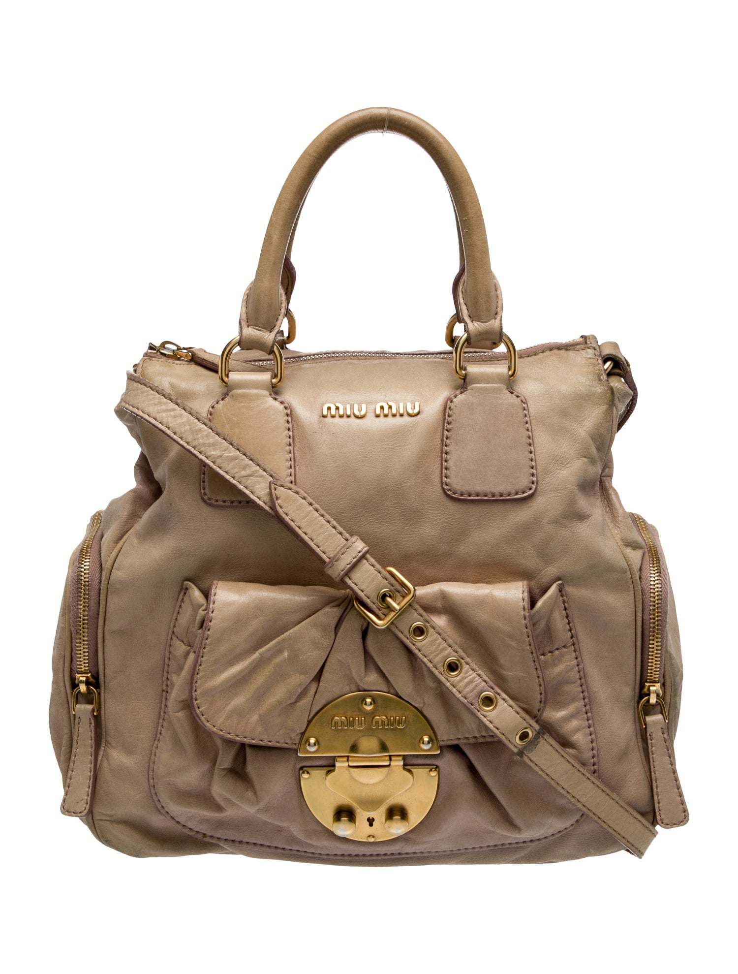 Miu Miu Leather Shoulder Bag