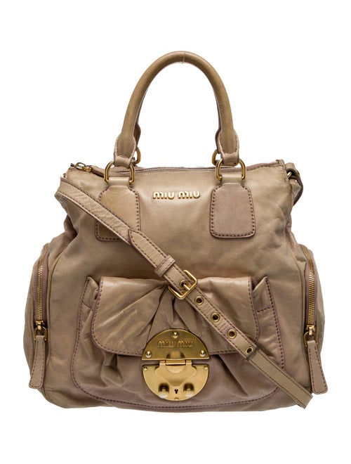 Miu Miu Leather Shoulder Bag