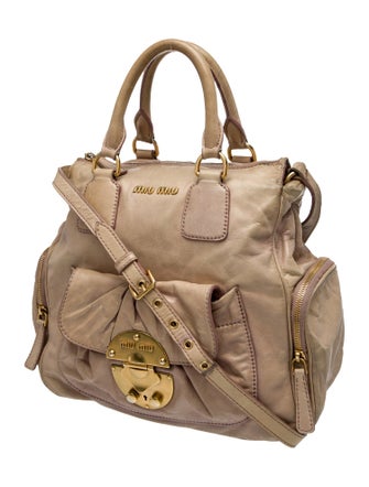Miu Miu Leather Shoulder Bag